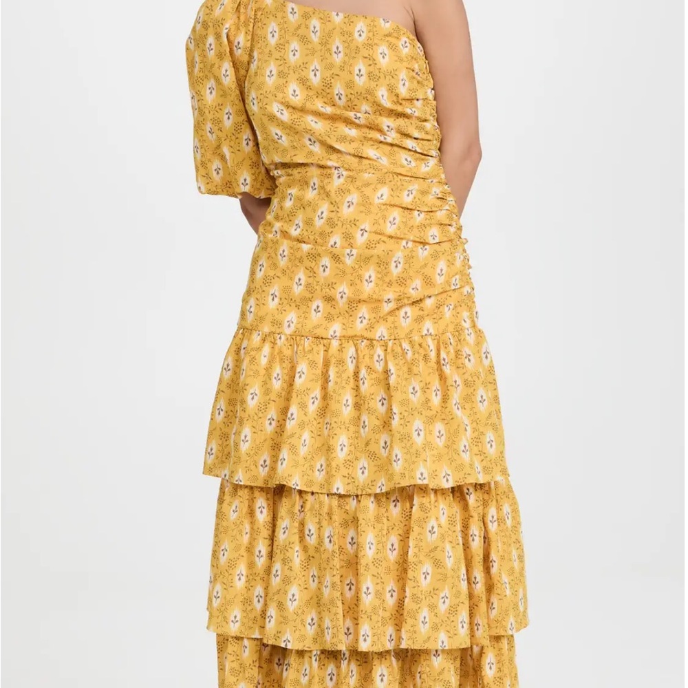 NWT! Veronica Beard Virginia Floral One- Shoulder Maxi Dress - Picture 10 of 10